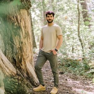 Zyia Men's Khaki Links Active T